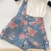 Kids’ Clothing Girls Summer New Suit Sleeveless Top Plus Printed Denim Shorts Two Piece Suit Baby Girl Fashion Suit_viptrois.com