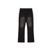 Men's Clothing Style Cleanfit Black Fringe Fit Jeans For Men Vintage Washed Distressed Long Men's Clothing For Formal & Casual_viptrois.com