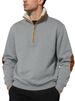 European And American Cross-Border New Rero Sand Collar Half-Zip Men's Long Sleeve Casual Spors_viptrois.com