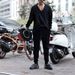 Men's suit autumn new casual knit suit men's summer loose long-sleeved shirt trousers men's wear_viptrois.com