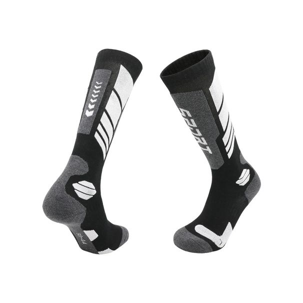 Autumn Winter Professional Ski Thickened Merino Wool Men And Women Long Tube Warm Sports Snow Socks_viptrois.com