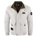 "Men's Embroidered Stand Collar Jacket - Slim Fit British Style Hoodless Coat With Multi-Pockets (XS-3XL, Ivory/Red/Black)"_viptrois.com