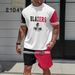 Hawaiian Style 3D Printed Men's Summer Sports Casual 2 Piece Set Round Neck Breathable Hot Selling_viptrois.com
