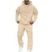 Men's Hooded Sweatshirt Jogger Set – Thickened Winter Gym & Casual Outfit – Loose Fit Pullover With Pockets (S-3XL, 7 Colors)_viptrois.com