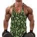 2024 Men's U-neck Sleeveless Outdoor Sports And Fitness Top Camouflage Vest Men's Clothing_viptrois.com