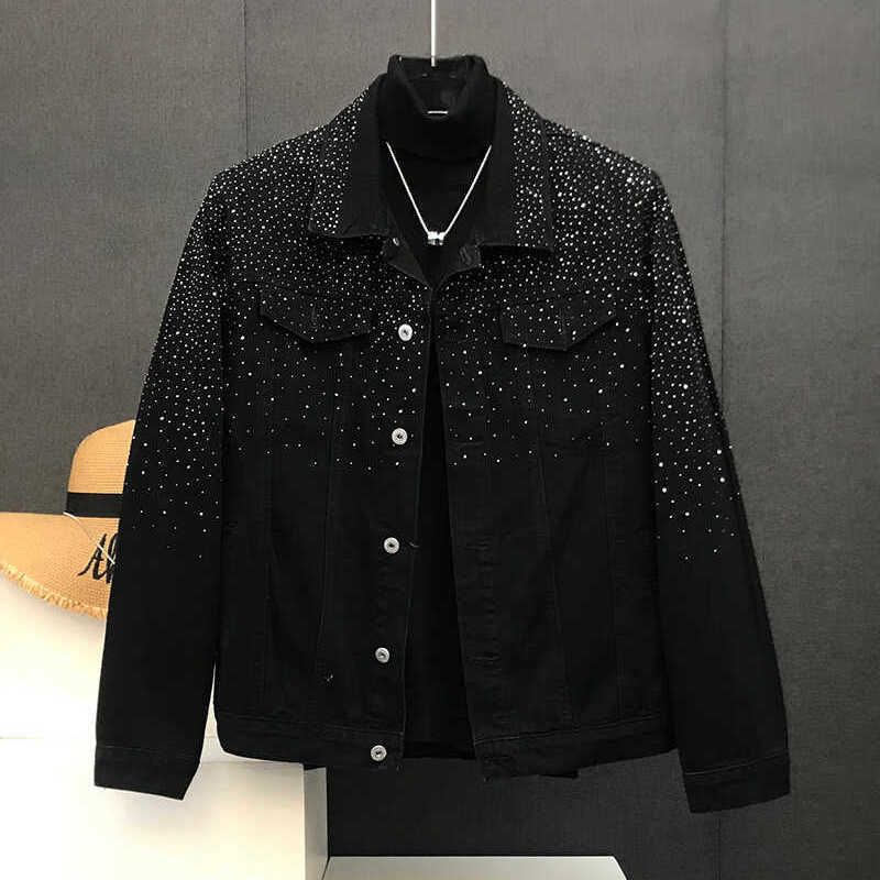 Men's Clothing Starry Sky Hot Diamond Jacket High End Jacket New Men's Tops_viptrois.com