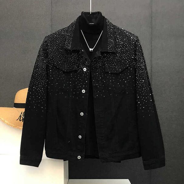 Men's Clothing Starry Sky Hot Diamond Jacket High End Jacket New Men's Tops_viptrois.com