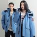 Men's & Women's Long Down Jacket With Hood, Waterproof Winter Coat, 600FP White Duck Feather, Windproof Parka For Extreme Cold -30℃_viptrois.com