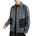 Spring And Autumn New Collar Men's Slim Fit Korean Version Top Jacket Internet Celebrity Same Style Casual Thin Coat_viptrois.com