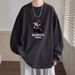 Long Sleeved T-Shirt For Boys In Spring Autumn Round Neck Fashion, Casual And Versatile, Handsome Base Shirt, Loose_viptrois.com