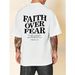 Fe Cristiana Sobre El Miedo Para Hombres, Camisetas Religiosas Jesús, Camiseta Oversize, Casete Música, Mamá De Fútbol,_viptrois.com
