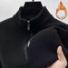 New Half-zipper Fleece Thickened Sweater Men's Winter Bottoming Shirt_viptrois.com