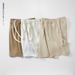 Men's Clothing New Men's And Women's Casual Simple Twill Double Sided Cotton Knitted Elastic Shorts Loose Sports Pants Five Point Pants_viptrois.com