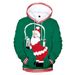 Pure European American Christmas Hooded Sweatshirt For Men 3D Digital Print Casual Long Sleeve Jacket Spring And Autumn_viptrois.com