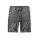 Large Size Men's Summer New Embroidered Elastic Jeans Men's Thin Trendy Denim Five-point Medium Pants Men's Korean Pants_viptrois.com
