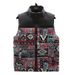Trendy Quilted Puffer Vest For Teens & Young Adults – Oversized Winter Sleeveless Jacket With Floral & Checkered Prints_viptrois.com