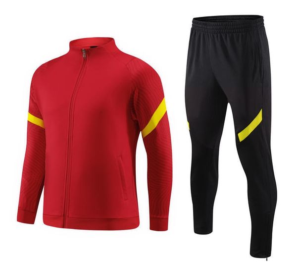 Pulse Set Men Autumn Winter Numbered Competition Training Football Team Uniform Long Sleeve Appearance Suit Jacket_viptrois.com