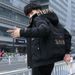 Men's Winter 2024 New Men's Warm Korean Version Short Hooded Thick Down Cotton Jacket Men_viptrois.com