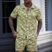 Men's Clothing Casual Fashion Trend All Match Cuban Collar Shirt Breathable Suit_viptrois.com