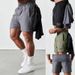 Men's Clothing Summer New Men's Shorts Gym Running Sports Fitness Quick Drying Breathable Stretch Shorts_viptrois.com