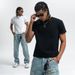 American Style Solid Color Cool Slim Fit T-Shirt Unisex Crew Neck Casual Street Fashion Brand_viptrois.com
