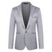 CT Men's Slim Fit Korean Style Formal Business Small Suit Trendy Fashion Casual Jacket Dress Shirt_viptrois.com