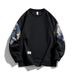 Sweater Men's Spring New Trendy Embroidered Jacket Large Size Hatless Crew Neck Clothes_viptrois.com