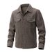 Double-sided Casual Jacket, Men's Fitted Spring And Autumn Short Fashionable Knitted Slimming Men's Shirt_viptrois.com