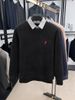 2025 Autumn/Winter New Thick Warm Bottom Youth Sweater Fake Two Casual Sweaters_viptrois.com