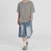 Men's Clothing Denim Shorts Men's Summer Loose Casual Mid Length Pants Niche Cropped Pants_viptrois.com