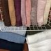 Muslim Solid Color Cotton Linen Breathable Gauze Scarf Pleated Silver Silk Headscarf Shawl Four Circle Shawl With Edge Shawl Wrapped Head Scarf_viptrois.com