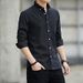 Premium Oxford Slim-Fit Shirt – Modern Men's Long Sleeve Dress Shirt For Business Casual & Smart Office Wear (S-5XL, 5 Sophisticated Colors)_viptrois.com