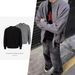 Double-Knit 48s Zip-Up Sweater Cardigan – Relaxed Fit With Jacquard Detailing_viptrois.com