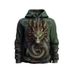 Men's 3D Graphic Hooded Sweatshirt - Y2K Streetwear, Oversized Fit, Casual & Sporty Pullover For Everyday Wear_viptrois.com