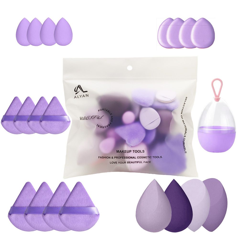 Makeup Tools & AccessoriesALYAN Big Bag Beauty Tool Set With Hook Egg Storage Box Air Cushion Powder Puff Makeup Sponge_viptrois.com