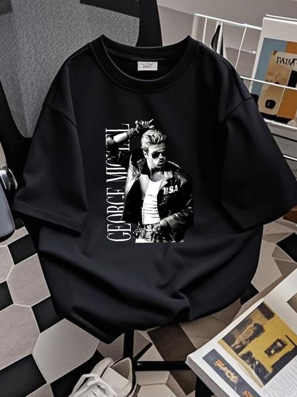 George Michael Funny Gift Funny Men All Size T-Shirt 1DS340 Slightly Stylish Homme Fashion Designer Clothes Comfortable Graphic Summer Casual_viptrois.com