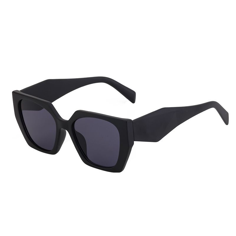 Women's Glasses Fashion Cat Eye Wide Temple Sunglasses Female Sense Ins Sunglasses Anti Ultraviolet_viptrois.com
