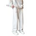 Men's Clothing American Hiphop Heavy Gray Sweatpants Men's Autumn And Winter New Trendy Brand Sports Straight Drape Casual Long Pants_viptrois.com
