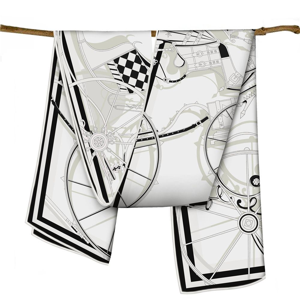 VOOTHOST 150cm*40cm Twill Silk Scarf Women Poncho Hand Rolled City Printed Long Scarves Wraps Bandana Big Shawl Hijabs Female Foulards VB184_viptrois.com