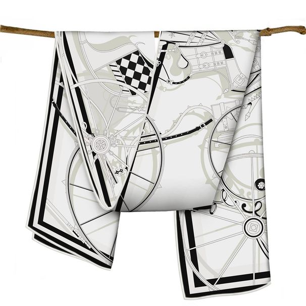 VOOTHOST 150cm*40cm Twill Silk Scarf Women Poncho Hand Rolled City Printed Long Scarves Wraps Bandana Big Shawl Hijabs Female Foulards VB184_viptrois.com