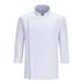 Men's Clothing Hotel High End Chef Pastry Cake Baking Dessert Canteen White Long Sleeved Autumn And Winter Work Clothes Hotel Western Food_viptrois.com