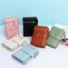 Men's Wallet Ladies Purse Female Short High Sense Small Bag Pu Leather Multifunctional Folding Coin Purse Bag_viptrois.com