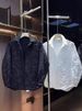 Men's Clothing Retro Swallowtail Three Dimensional Jacquard Versatile Lapel Casual Long Sleeved Shirt Jacket_viptrois.com