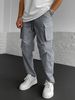 Men's Clothing Overalls With Multiple Pockets And Drawstrings Casual Pants_viptrois.com
