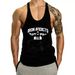 Summer Vest For Men, Loose-fitting Waistcoat, Basketball Trendy Sports Fitness Undershirt, I-shaped Sleeveless T-shirt_viptrois.com