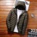 A Short, Large-sized, Lightweight, Cold-proof And Warm White Duck Down Stand-up Collar Jacket For Men In Autumn And Winter_viptrois.com