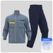 Men's Reflective Workwear Set - Long Sleeve Safety Jacket & Pants For Workshop, Factory & Outdoor Labor (Moisture-Wicking, Multiple Colors)_viptrois.com