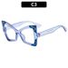 Women's Eyeglasses T Shaped Cat Eye Glasses Frame New Anti Blue Light Flat Glasses Female Fashion Ins Glasses Frame Personality_viptrois.com