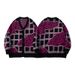Oversized Color-Block Cardigan – Unisex Jacquard Knit Sweater (Streetwear, Long Sleeve, Black)"_viptrois.com