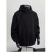 Solid Color Hooded Casual Hoodie With Trendy Temperament And Fashionable Design Sense, Versatile, Loose And Simple Top_viptrois.com